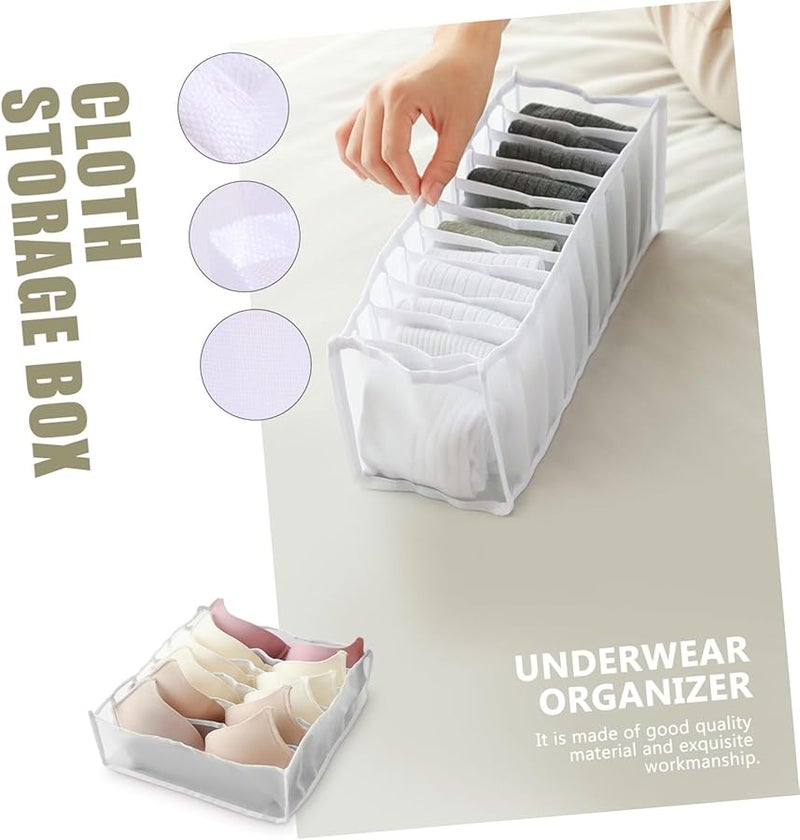 3pcs Closet Underwear Organizer With Multiple Compartments For Socks Panties Space Saving - Image 4